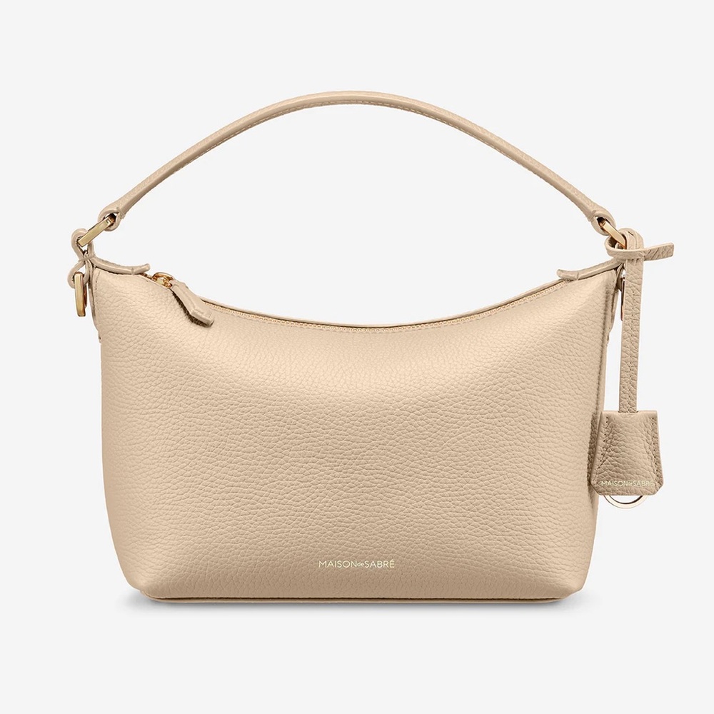 Brand New- MAISON de SABRÉ The Small Soft Hobo in Sahara Nude ✨